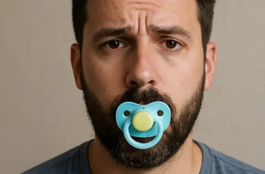 Chupeta para adultos? Especialistas falam em problemas de saúde mental em “tendência” Chupeta para adultos? Especialistas falam em problemas de saúde mental em "tendência"